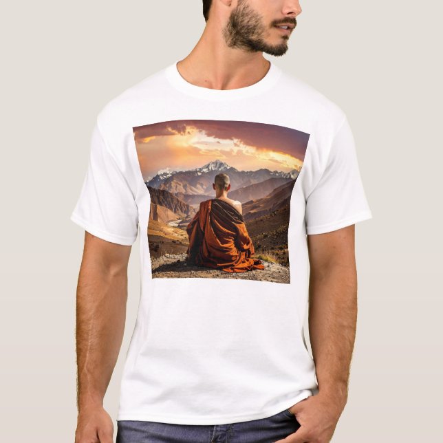Camiseta TIbet - Buddhism - Meditation (Frente)