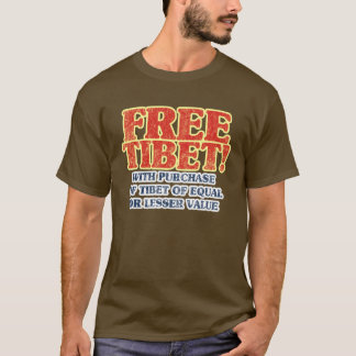 Camiseta Tibet livre