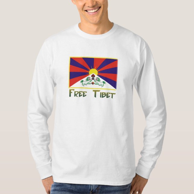 Camiseta Tibet livre (Frente)