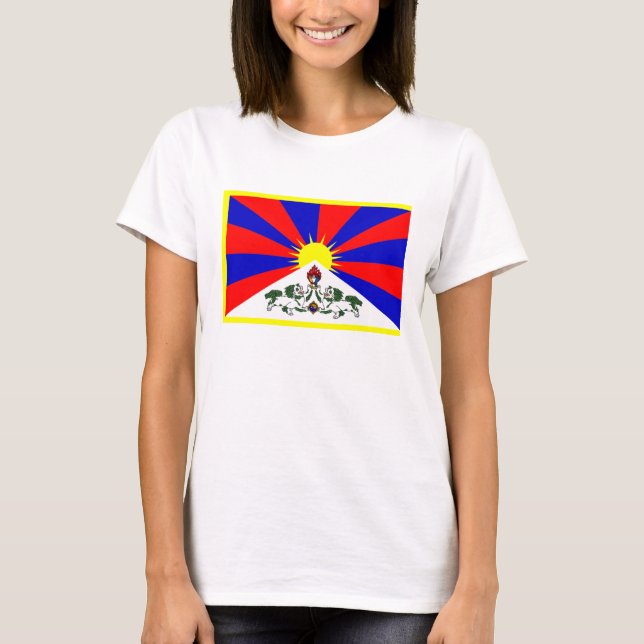 Camiseta Tibet livre (Frente)