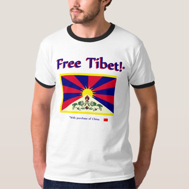 Camiseta Tibet livre! * (Frente)