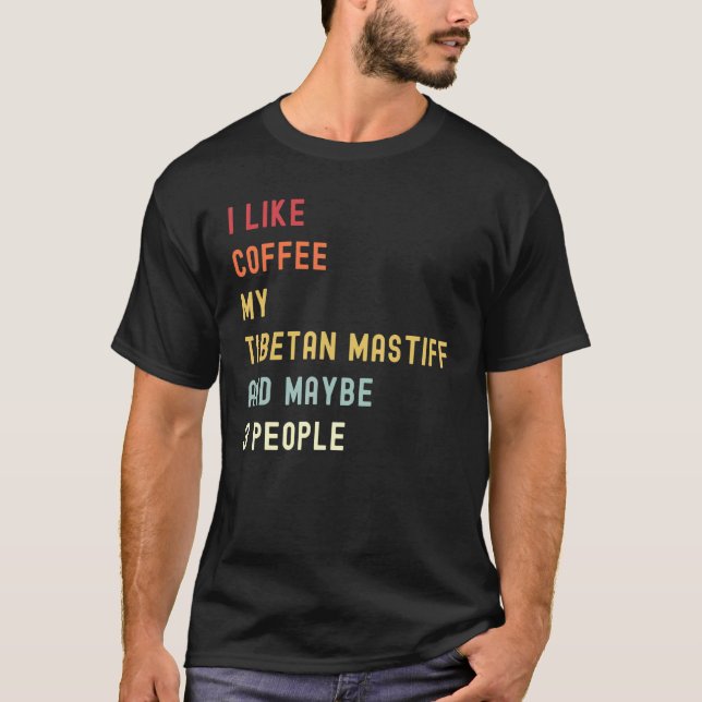 Camiseta Tibetano Mastiff Trô Cachão E Café (Frente)