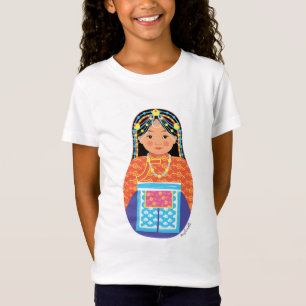 Camiseta Tibetano Matryoshka Girls'