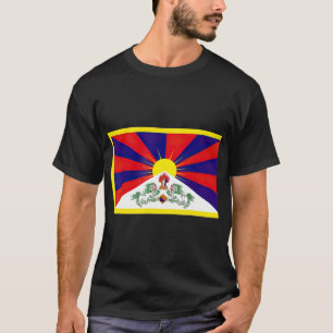 Camiseta Tibete: Bandeira do Tibete Liberta o Budismo Himal