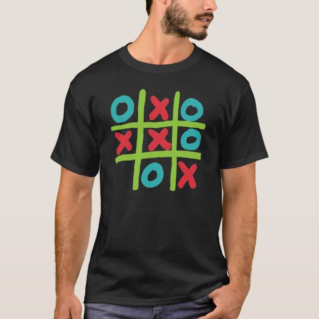 Camiseta Tic-tac-toe (Frente)