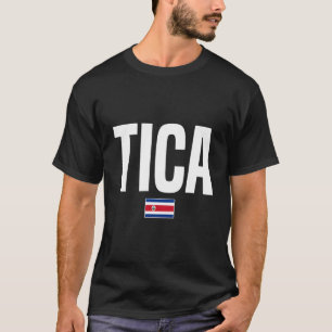 Camiseta Tica Costa Rica Slang Costa Rica Flag