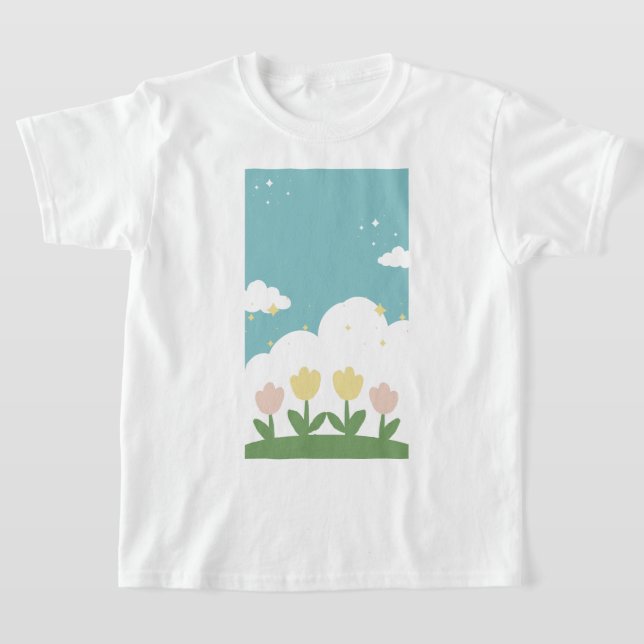 Camiseta Tichert para crianças  (Postura )