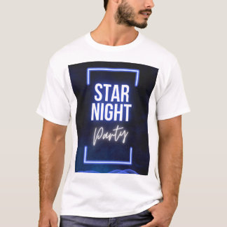 Camiseta Tichert para homens à noite