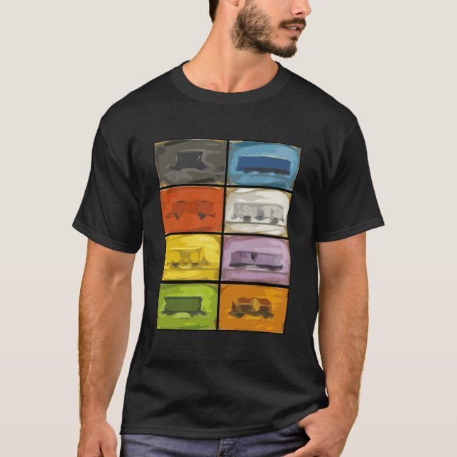 Camiseta Ticket to Ride Trains Classic (Frente)
