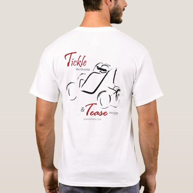 Camiseta Tickle & Tease de volta (Verso)