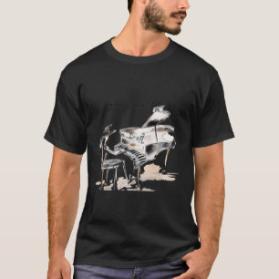 Camiseta Tickle The Ivories Piano Player Music Illu