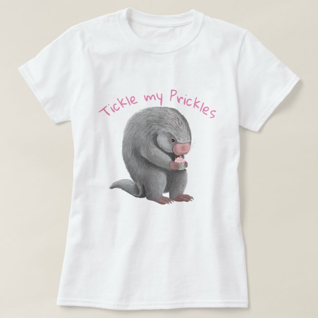 Camiseta Tickles, minha picles porcupine (Frente do Design)