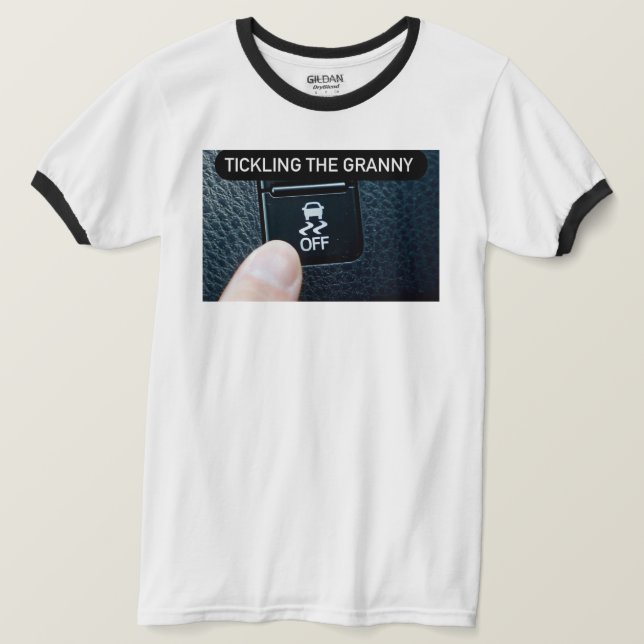 Camiseta Tickling the Granny T-Shirt (Frente do Design)