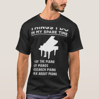 Camiseta Tickling the Ivories: Embrace Pianos Harmonioso Wo