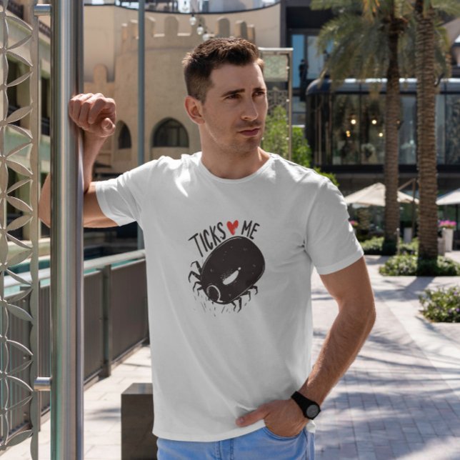 Camiseta Ticks Love Me (Criador carregado)