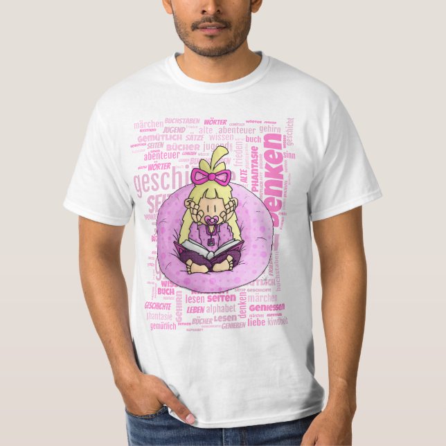 Camiseta Tida - Kinderbuch gemütlich lesen (Frente)