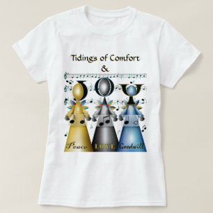 Camiseta Tidings of Comfort and Joy Christmas Carolers