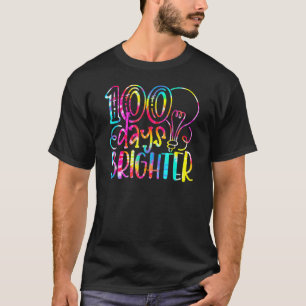 Camiseta Tie Dye 100 Dias Brighter Student Happy 100º Dia