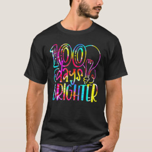 Camiseta Tie Dye 100 Dias Brighter Student Happy 100º Dia