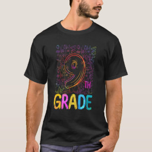 Camiseta Tie Dye 9th Grade Back to School Hello Ninth Grade