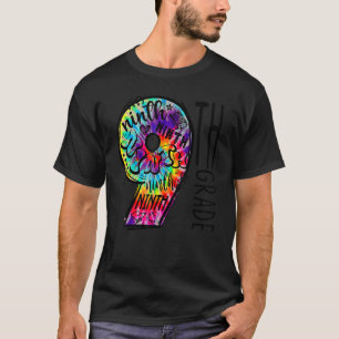 Camiseta Tie Dye 9th Grade Hippie De Volta Para Estudante E