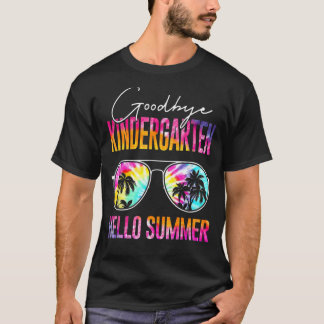 Camiseta Tie Dye Adeus Jardim de Infância Olá Verão Passado