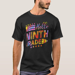 Camiseta Tie Dye Alô Aluno Do 9º Grau Professor 1rua Dia De