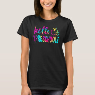 Camiseta Tie Dye Alô Preschocolina De Volta À Professora St