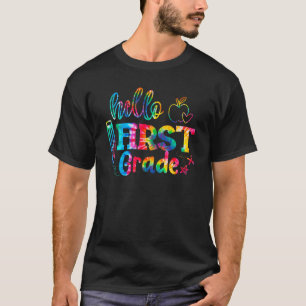 Camiseta Tie Dye Alô Primeira Série 1rua Primeiro Dia Da Es
