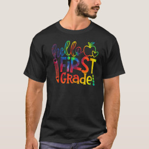 Camiseta Tie Dye Alô Primeiro Professor Da Série 1rua Prime