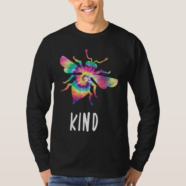 Camiseta Tie Dye Bind Motivational Be Kind 1 (Frente)
