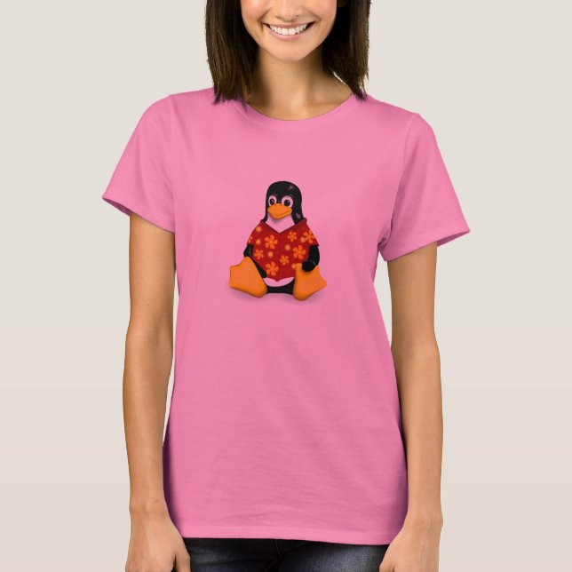 Camiseta Tie-Dye Casual Tux Mulher (Frente)