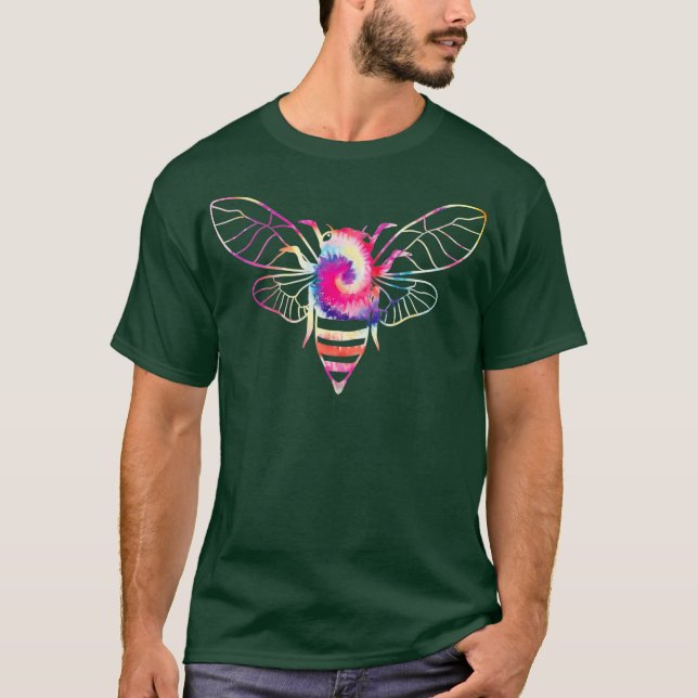 Camiseta Tie Dye Cicadas Brood X enxame USA 2021 Insett (Frente)