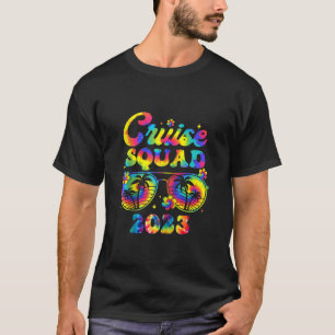 Camiseta Tie Dye Cruise Squad 2023 - Correspondência de Fér