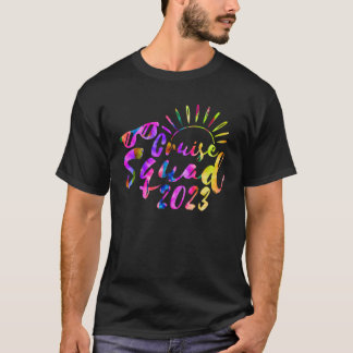 Camiseta Tie Dye Cruise Squad 2023 — Férias de Verão