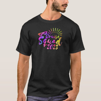 Camiseta Tie Dye Cruise Squad 2023 — Férias de Verão