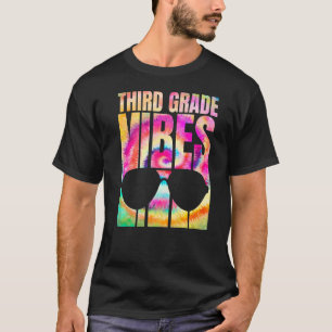 Camiseta Tie Dye De Volta À Escola De 3º Grau Vibes No Prim