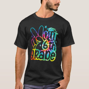 Camiseta Tie Dye do Graduação do Peace Out 6 no último dia