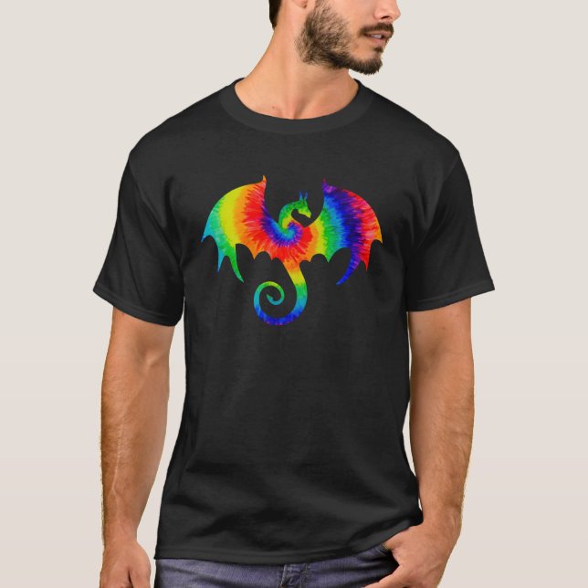 Camiseta Tie Dye Dragon Hippie Dragon (Frente)