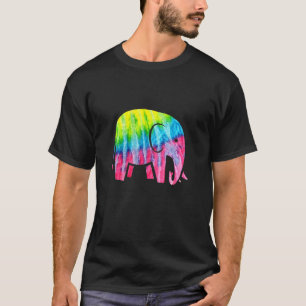 Camiseta Tie Dye Elephant Tie Salve A Selva Dos Animais