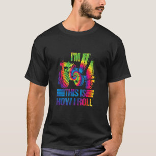 Camiseta Tie Dye Fazenda Trator Eu sou 4ª Festa de Aniversá