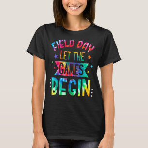 Camiseta Tie Dye Field Day 2022 Deixe Os Jogos Serem Profes