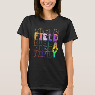 Camiseta Tie Dye Field Day No Último Dia Do Campo Escolar C