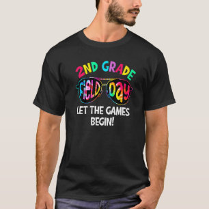 Camiseta Tie Dye Field Day Vibes Deixa Os Jogos Começarem