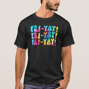 Camiseta Tie Dye Firyay Sexta Feira Feira Feira Férias Prof