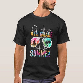 Camiseta Tie Dye Goodbye 4º ano Alô Mulheres de Verão Últim