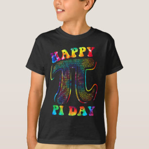 Camiseta Tie Dye Happy Pi Day 3.14 Matemática Professores H