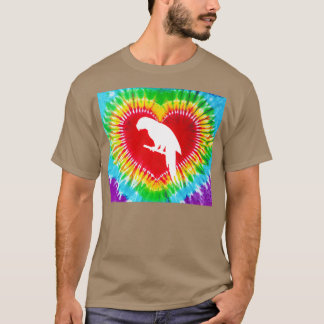 Camiseta Tie Dye Heart Parrot