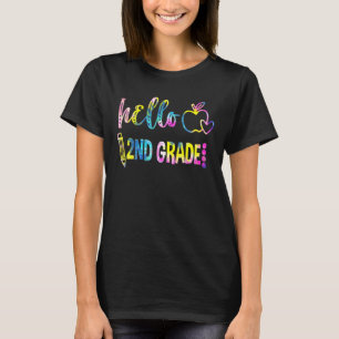 Camiseta Tie Dye Hello segundo Grau De segundo Da Equipe De