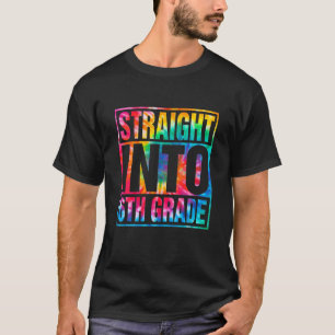 Camiseta Tie Dye Hetero De Volta Para O Chá Da Escola
